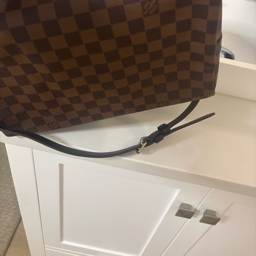Louis Vuitton Brown Checkered Bag